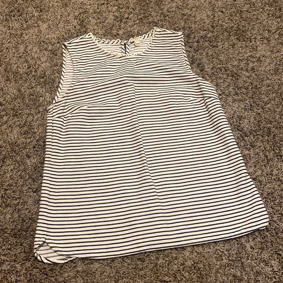 women’s striped shell • j.crew - Picture 1 of 2